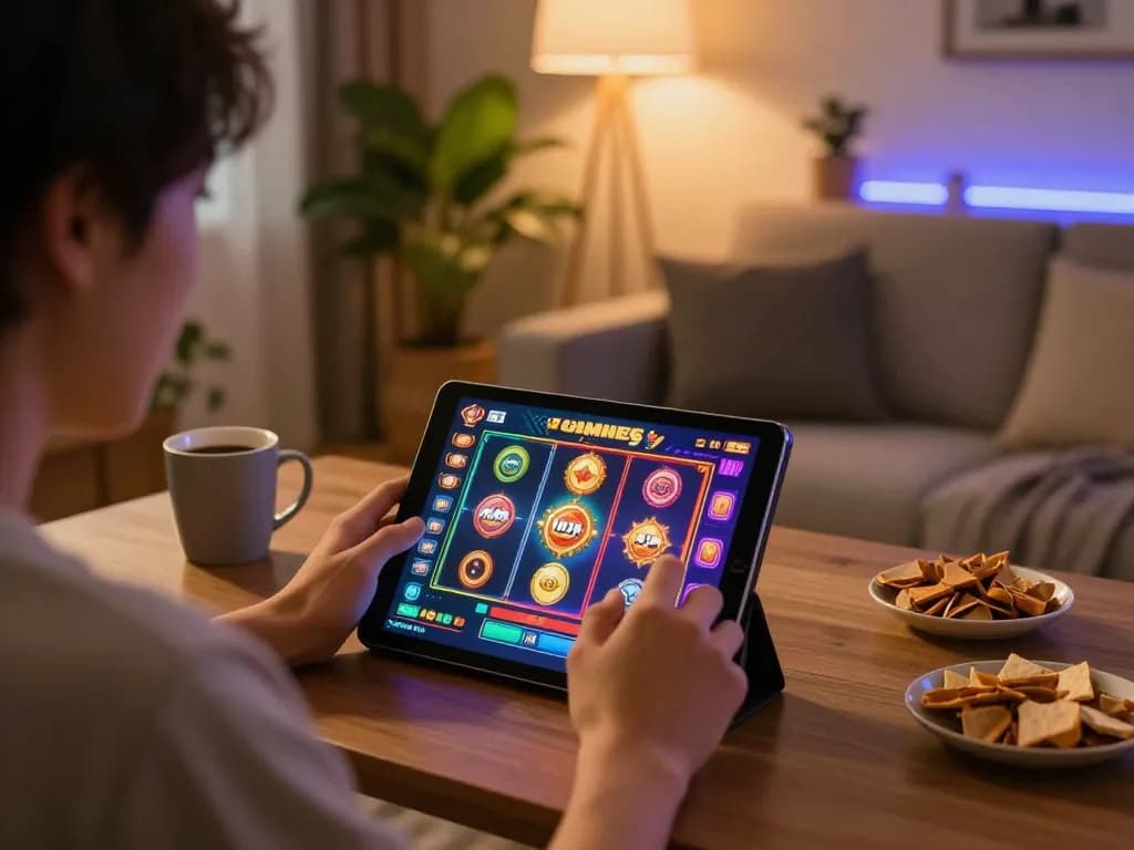 Engaging gameplay on slot gacor games from a cozy home environment
