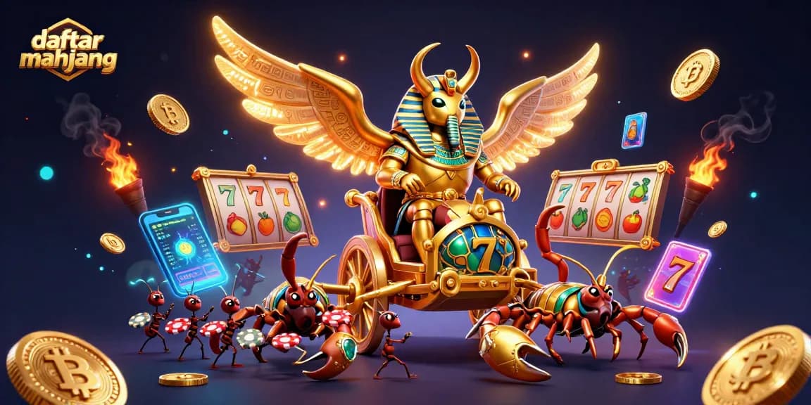 Play daftar mahjong and witness the thrilling action of a slot game with immersive 3D visuals.