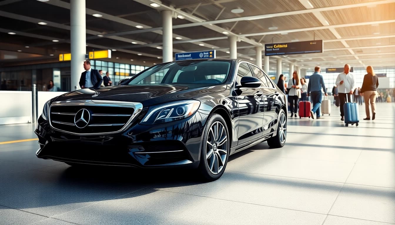 Experience seamless Private Airport Transfers with luxury cars and friendly drivers at the airport.