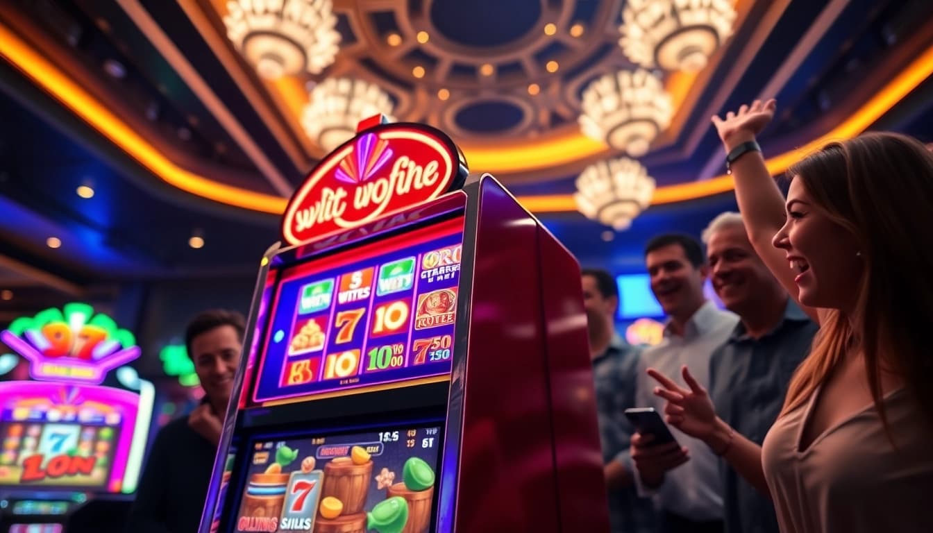เล่น 918kiss slot พร้อมกับผู้ชนะที่มีความสุขในคาสิโนที่มีบรรยากาศที่มีชีวิตชีวา