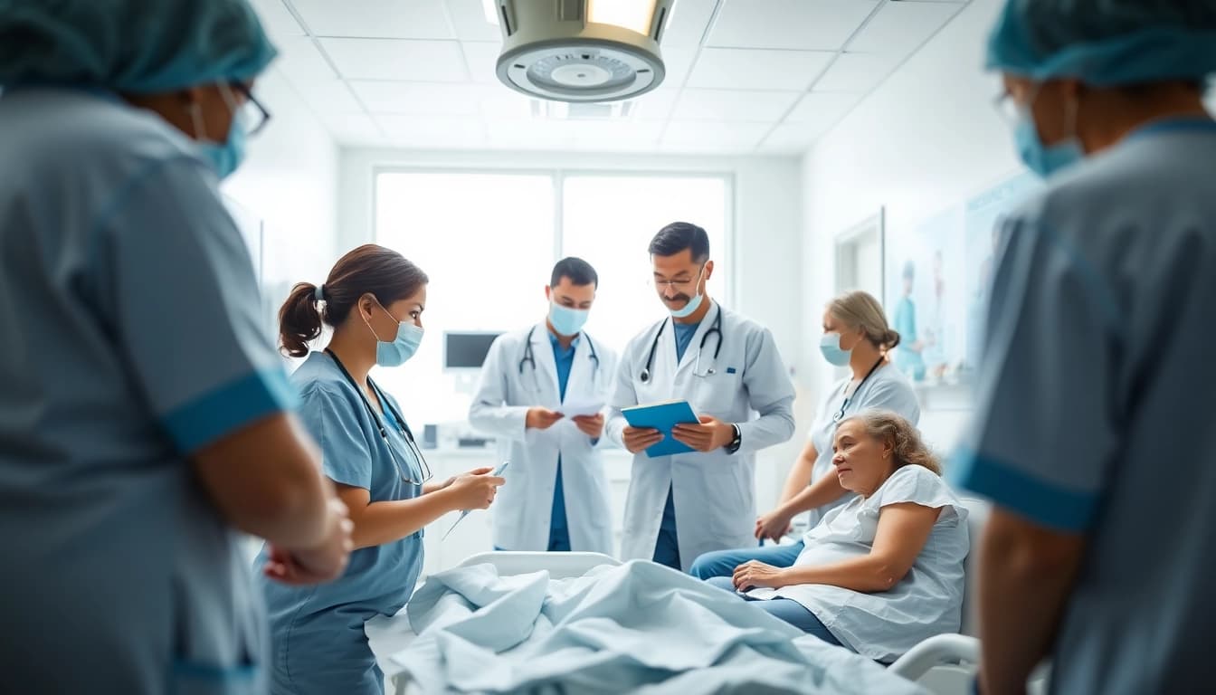 Promoting Health through compassionate medical care in a hospital environment.