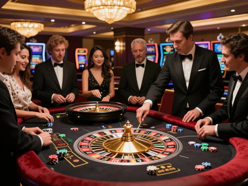 Players experiencing thrilling roulette action at the official amigogrillandco casino
