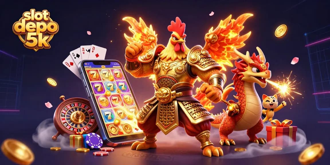 Spin the reels with slot depo 5k to experience thrilling wins and vibrant gaming moments.