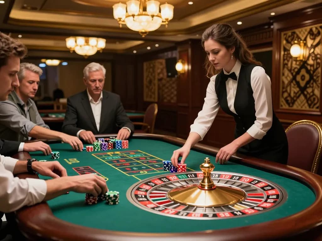 Rasakan sensasi bertaruh di meja roulette Paris888 dalam suasana mewah.