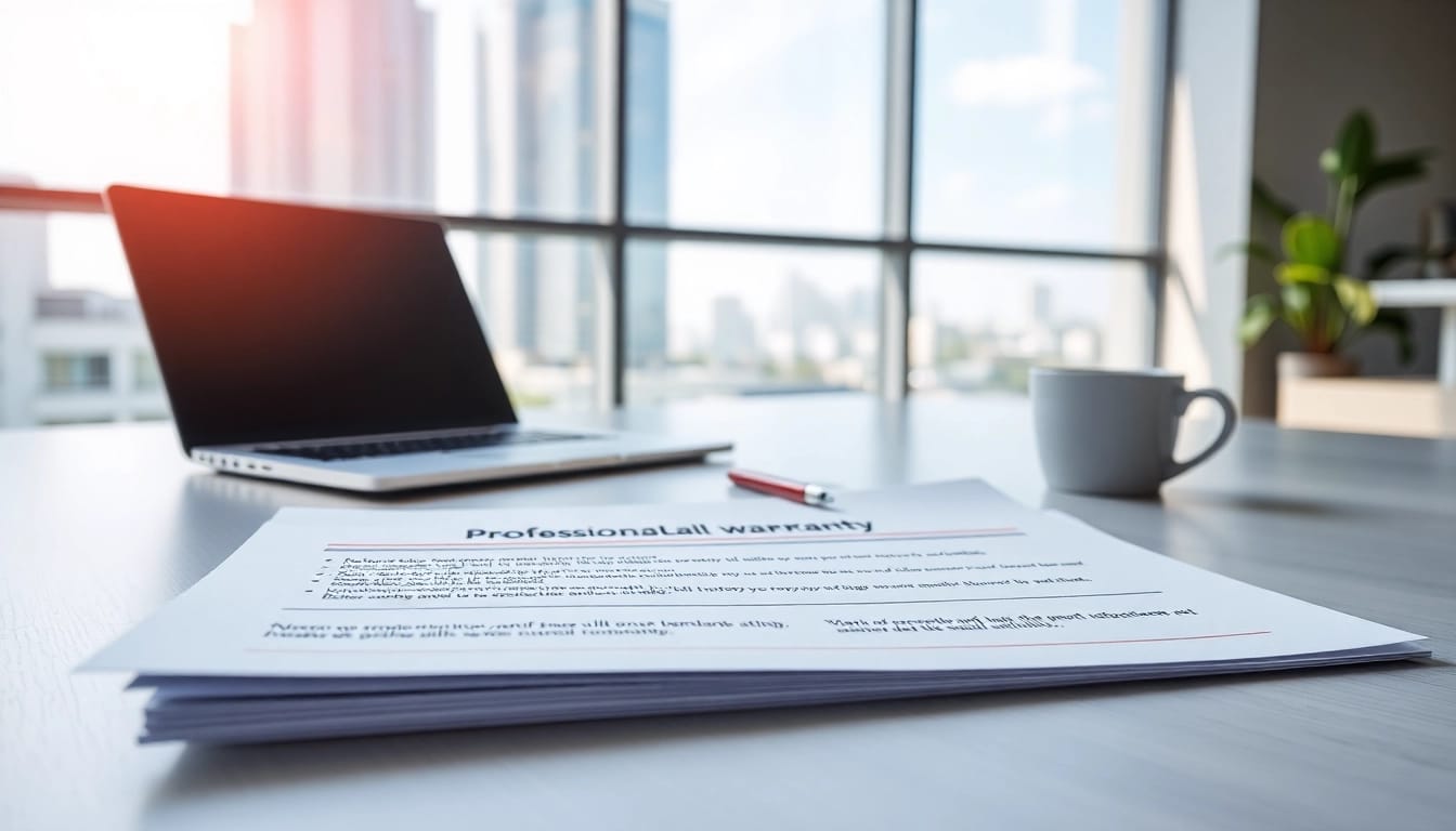 Document illustrating warranty company with clear exclusions and relevant details.