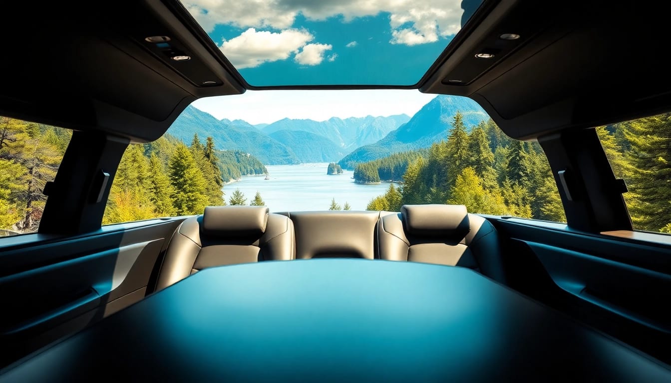 Experience the vancouver to seattle limo journey with luxury and comfort in a scenic landscape.
