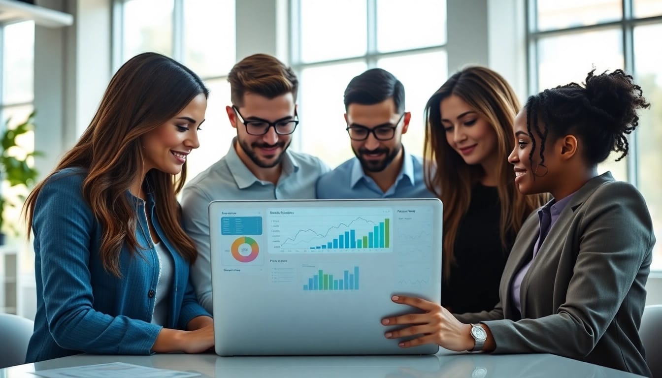 Optimize your edmonton seo strategy with a professional marketing team analyzing data and growth metrics.