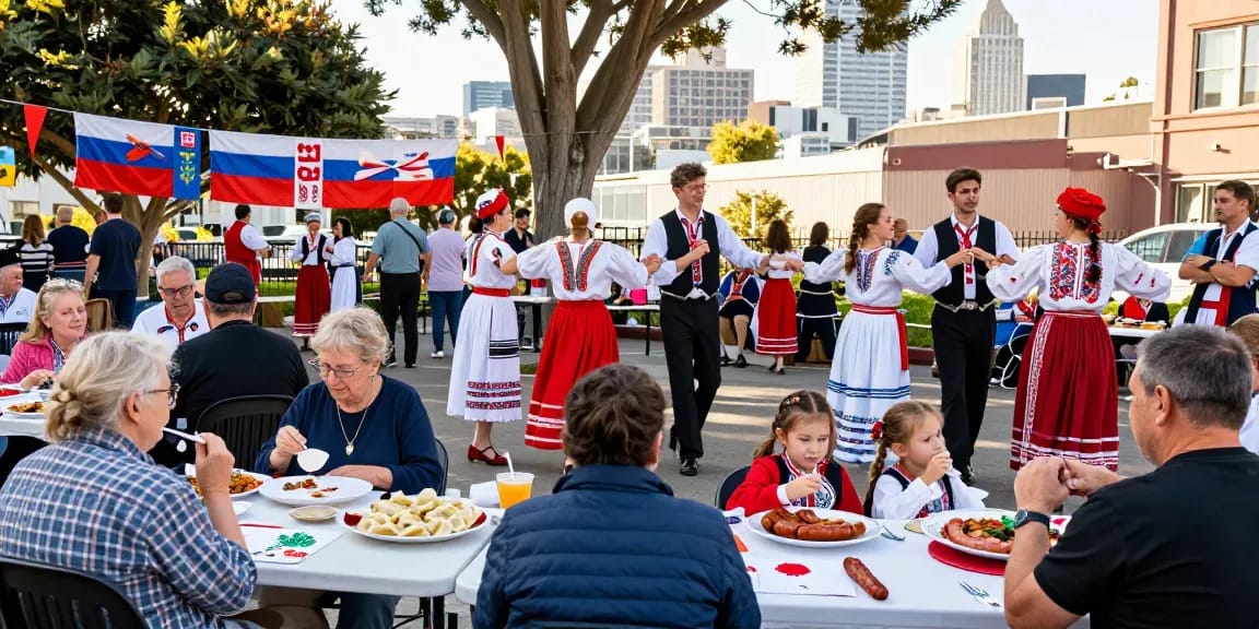 Community celebration at https://www.sfpol.com/, showcasing Polish culture in San Francisco.