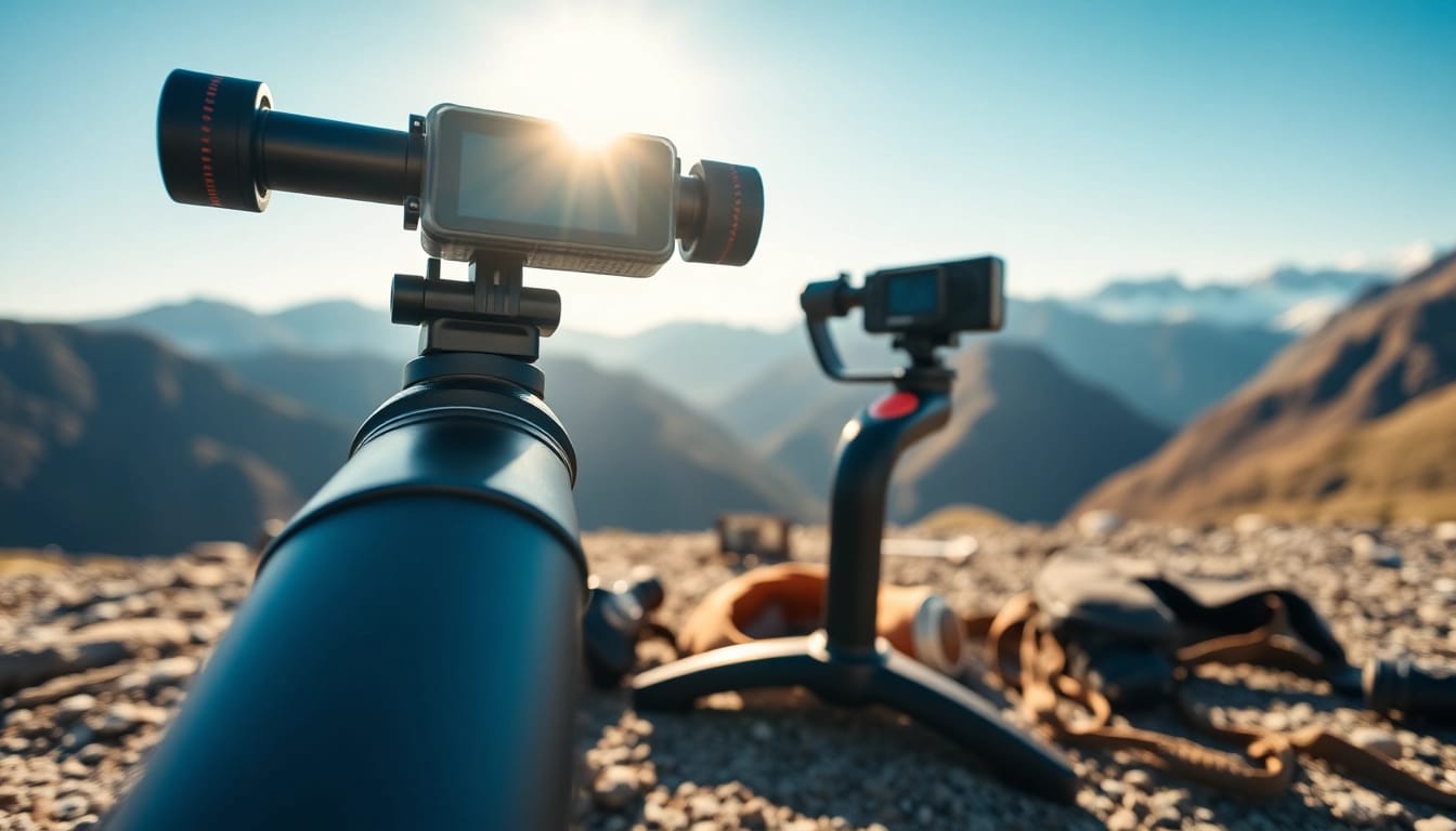 Showcasing the insta360 antigravity a1 stabilizer capturing breathtaking outdoor imagery.