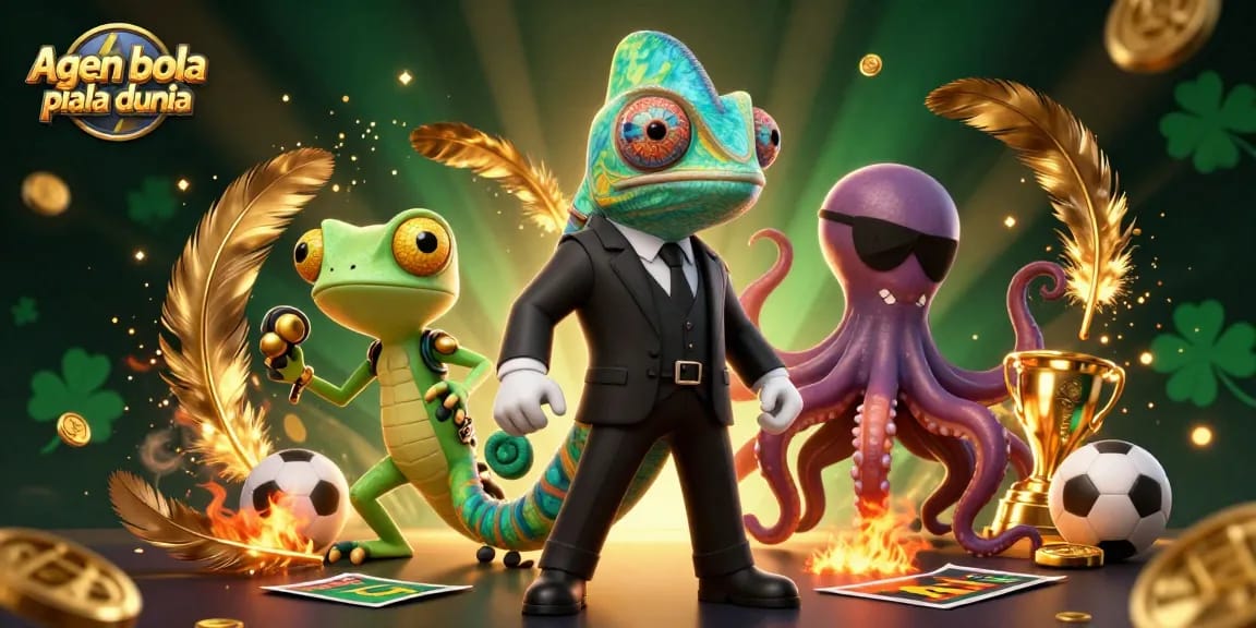Engage with agen bola piala dunia as a bold secret agent and his companions take center stage amidst betting excitement and dynamic sports atmosphere.
