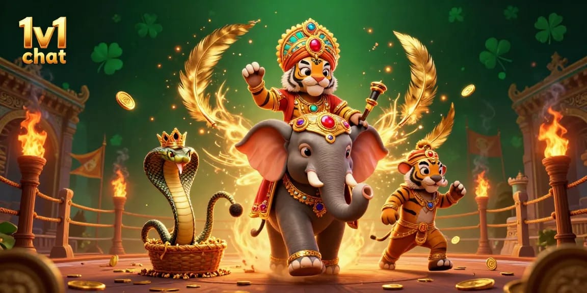 Engage in thrilling 1v1 chat with vivid animated casino elements and characters