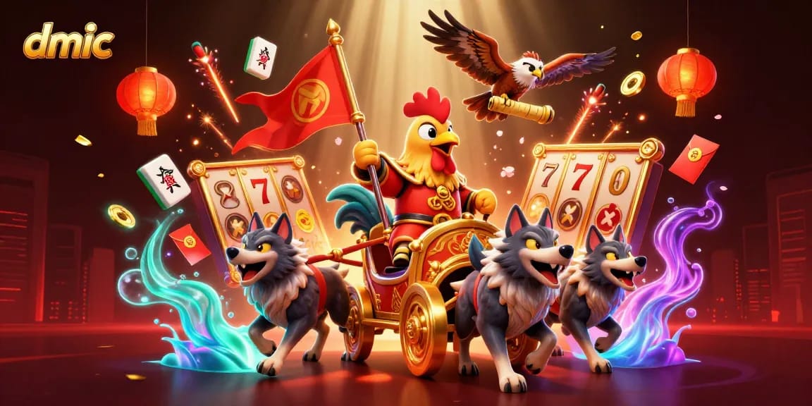 Engage with dmic's exciting slots dynamics through a vibrant scene of adventure and strategy.
