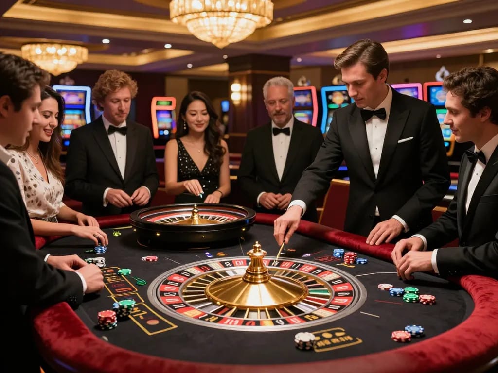 Players experiencing thrilling roulette action at the official amigogrillandco casino