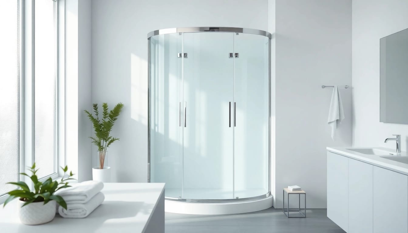 Erleben Sie die Eleganz der sonni Duschkabine 80x80 in einem modernen Badezimmer-Design.