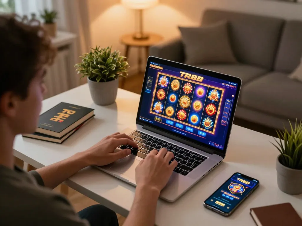 Engaging with slot games on TR88 platform in a cozy home gaming environment