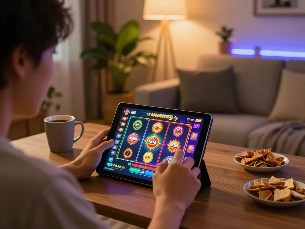 Engaging gameplay on slot gacor games from a cozy home environment