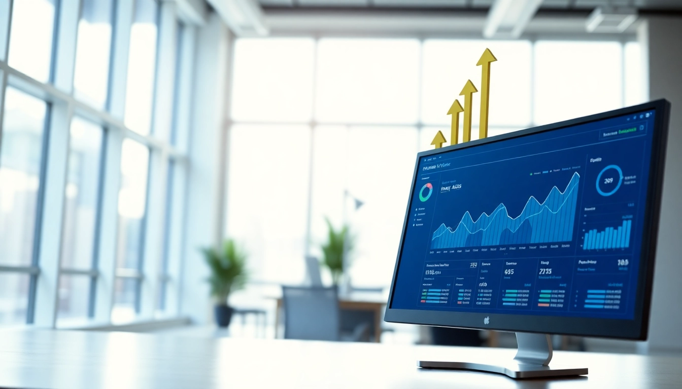 Visual representation of an SEO Rank Tracker dashboard showcasing performance metrics and analytics.