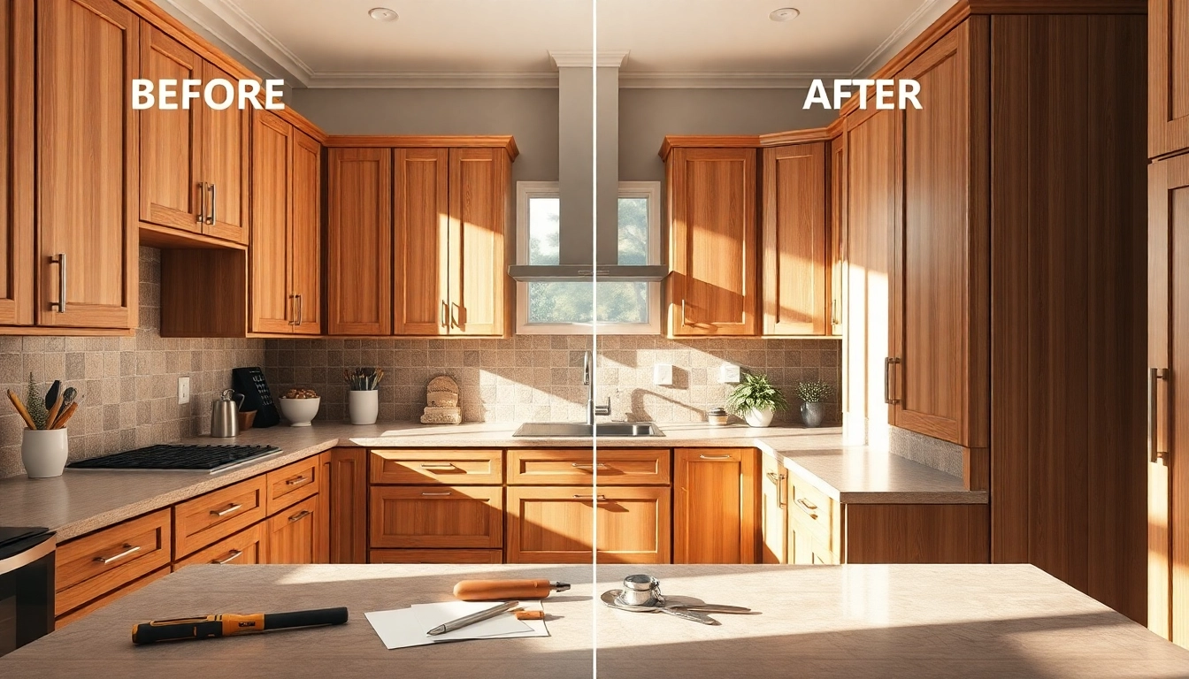 Cabinet Refacing Saint Petersburg FL: Transforming outdated cabinets into modern style.