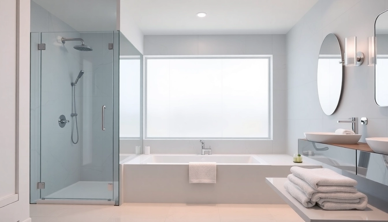 Discover the best shower doors for Tubs showcasing elegant frameless glass doors in a modern bathroom setting.