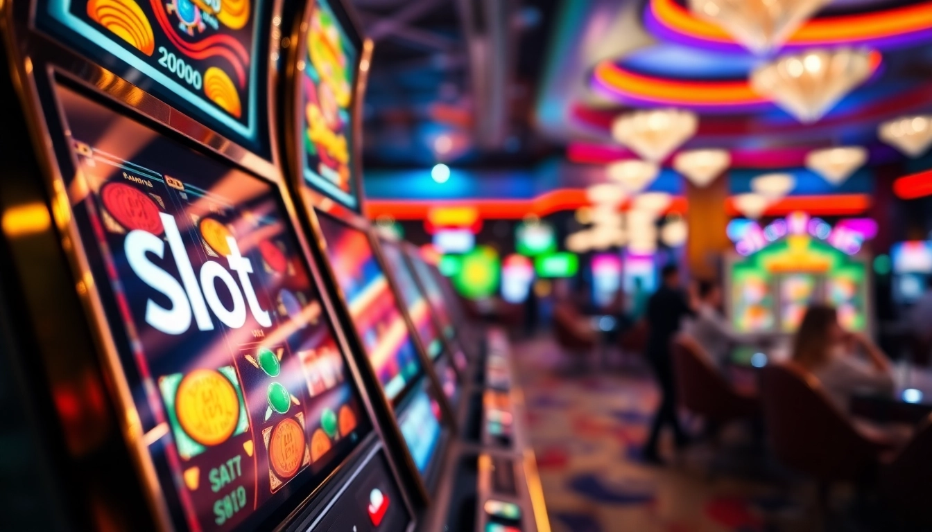 Menangkan slot depo 1k melalui mesin slot yang menarik dan penuh warna di kasino.