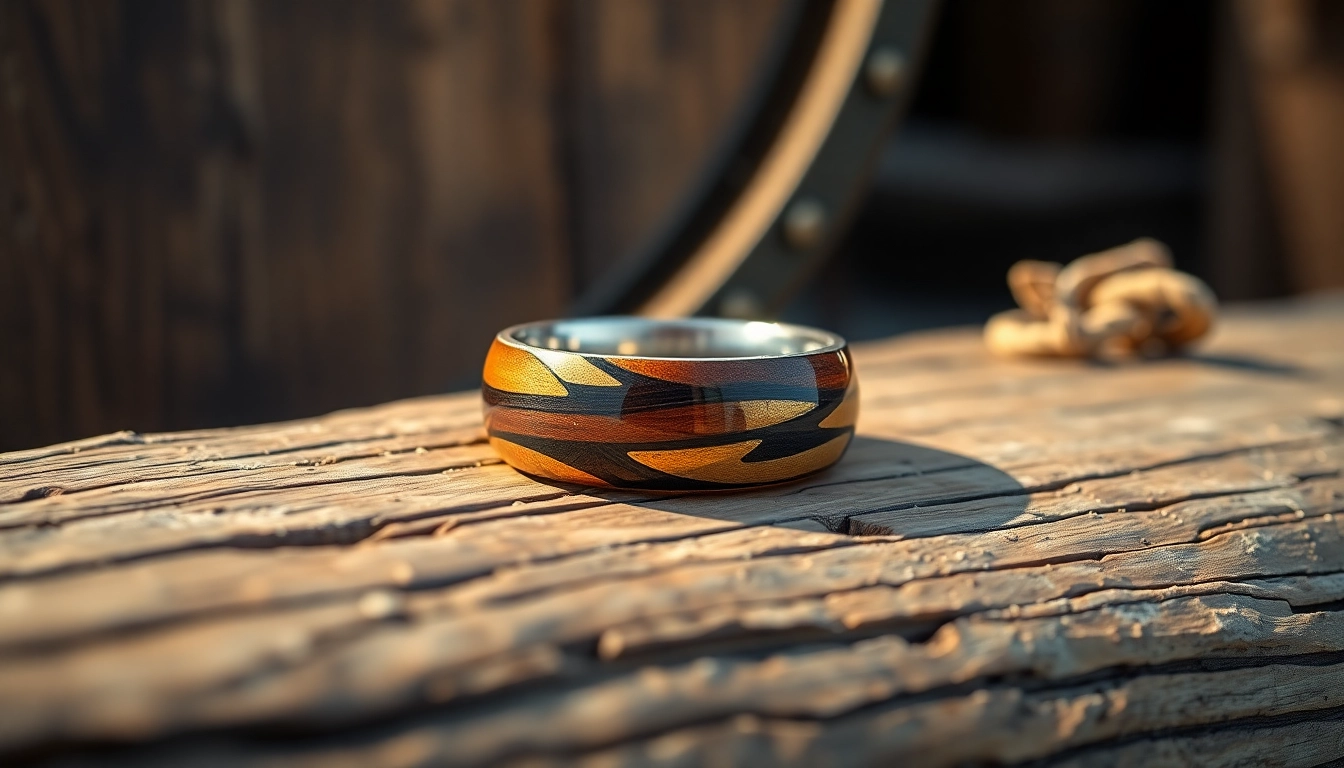 Unique Whiskey Barrel Wedding Bands: Timeless Elegance for Your Big Day