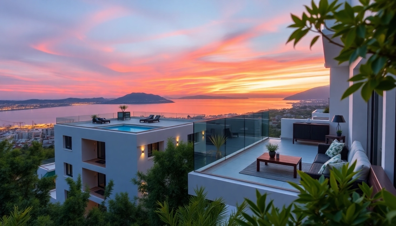 A breathtaking apartment for sale in Alanya showcasing stunning sea views and modern architecture.