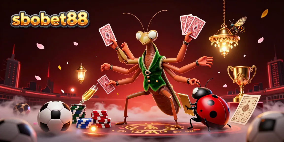 Experience sbobet88 with a vibrant betting scene featuring dynamic sports elements and engaging characters.