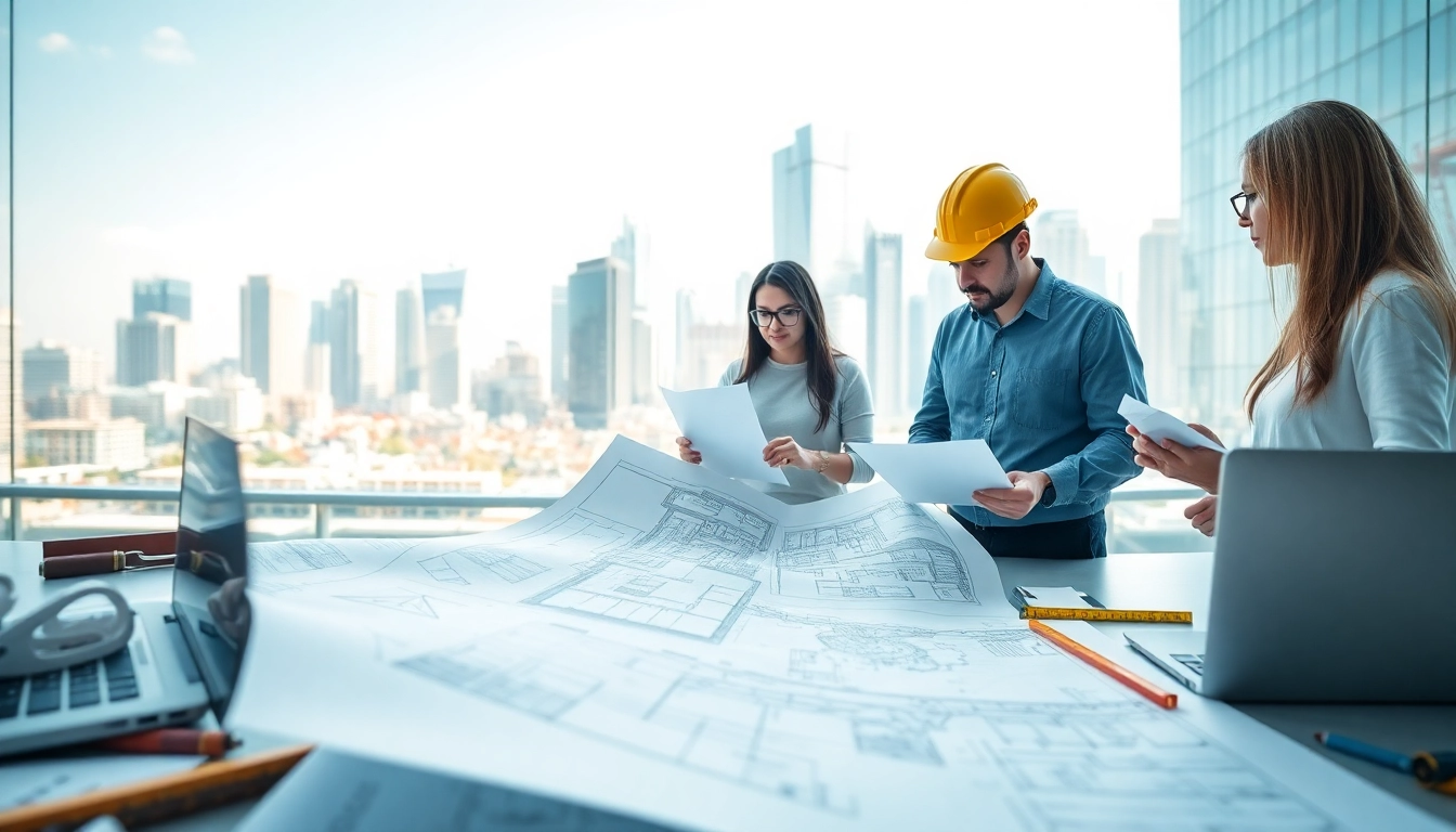 Enhance your project with top construction design services showcasing architects collaborating effectively.