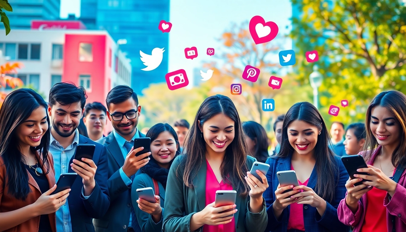 instagram 日本人フォロワー 購入を促進する若者たちがスマートフォンを使って楽しむ様子