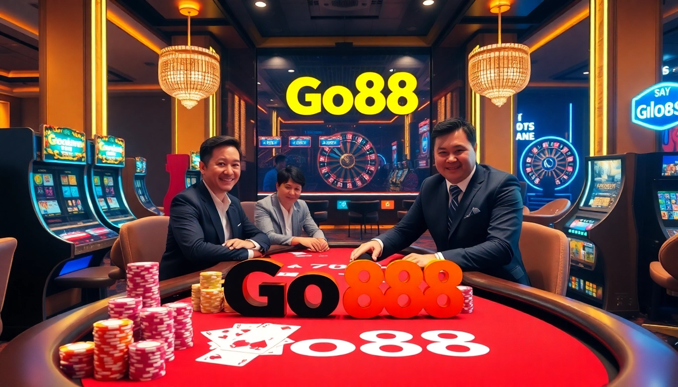 Experience the thrill of winning at Go88's exciting poker table with vibrant gameplay.