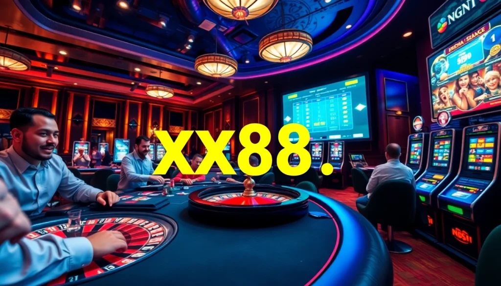 Experience the thrill of online gambling at https://xx88.pizza/ with vibrant casino visuals and betting activities.