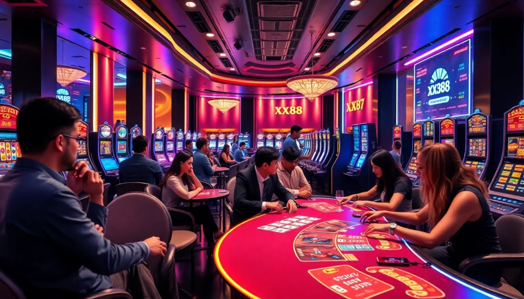 Experience thrilling gaming adventures at https://xx88.pizza/ with vibrant casino visuals and engaging players.