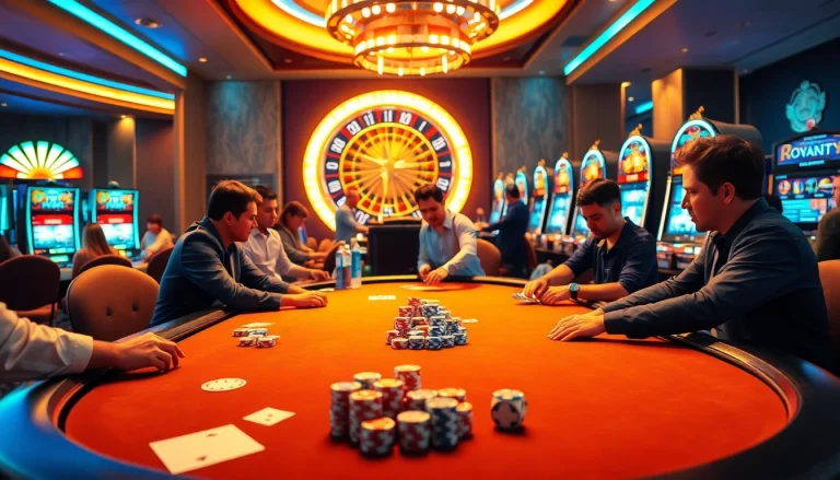 Experience the excitement of XX88 Boats at a lively casino poker table with colorful chips.