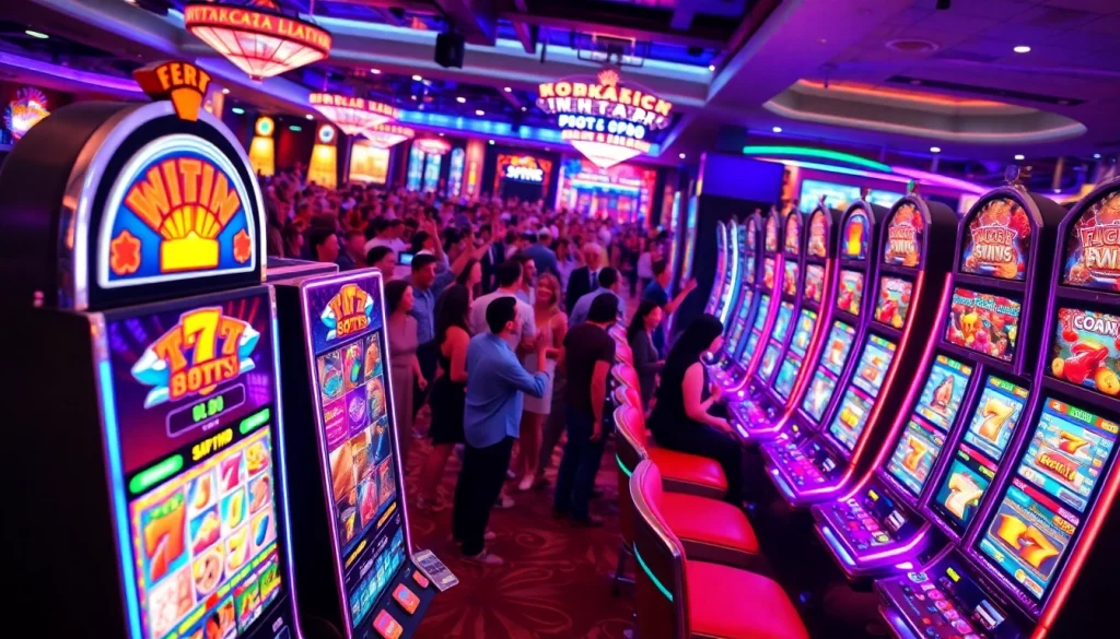 Menangkan pakde4d slot dengan mesin slot yang penuh warna di kasino yang meriah!