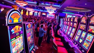 Menangkan pakde4d slot dengan mesin slot yang penuh warna di kasino yang meriah!