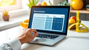 Using a macro calculator to optimize dietary choices for health and wellness.