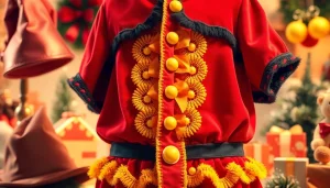 Creëer een pietenpak met luxe accenten en levendige kleuren voor elke gelegenheid.