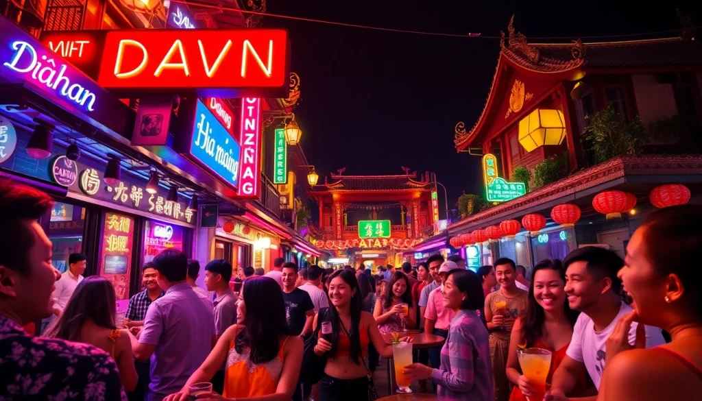 Experience the vibrancy of 다낭밤문화 with lively nightlife, neon lights, and social gatherings in Da Nang.