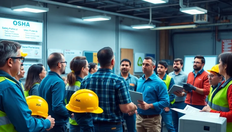 Engaged participants in an OSHA training session in the Carolinas focused on workplace safety.