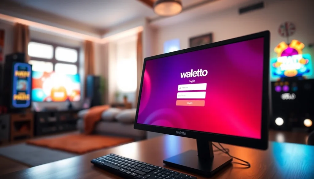 Masuk ke akun walettoto login dengan layar menawan dan menarik perhatian.