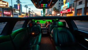 Experience World Cup Group Transportation with luxury limousines in Los Angeles, featuring plush interiors and celebration vibes.