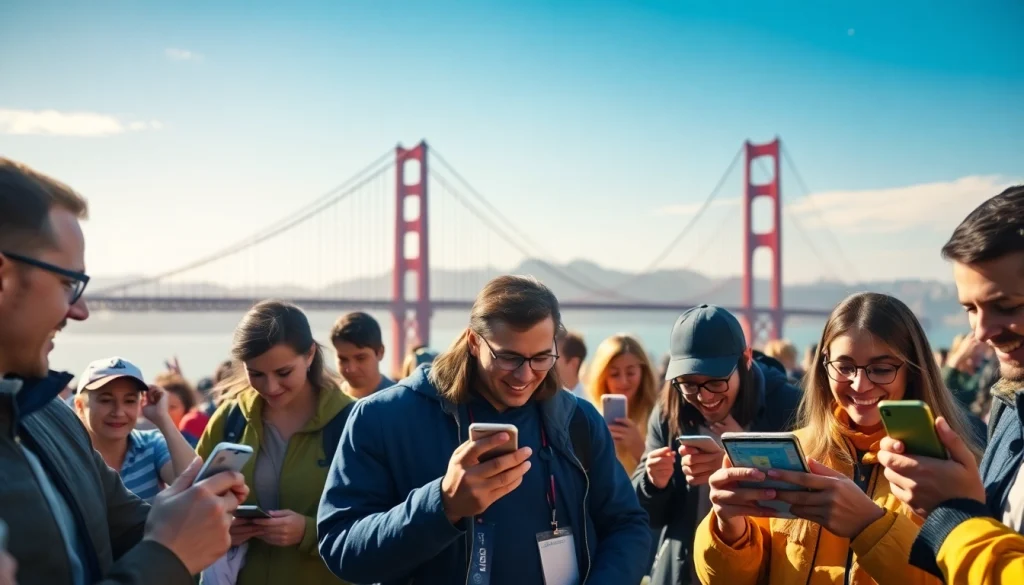 Engaged bettors participating in California sports betting with popular apps in a lively setting.