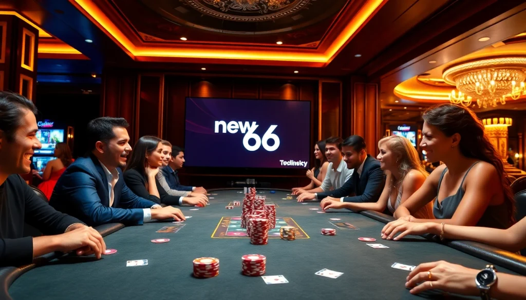 Experience the thrill of winning at new 66's top-quality poker tables.