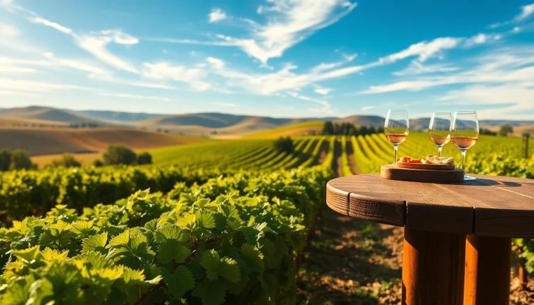 Experience wineries in Clarksburg with scenic vineyards and inviting tasting spaces.