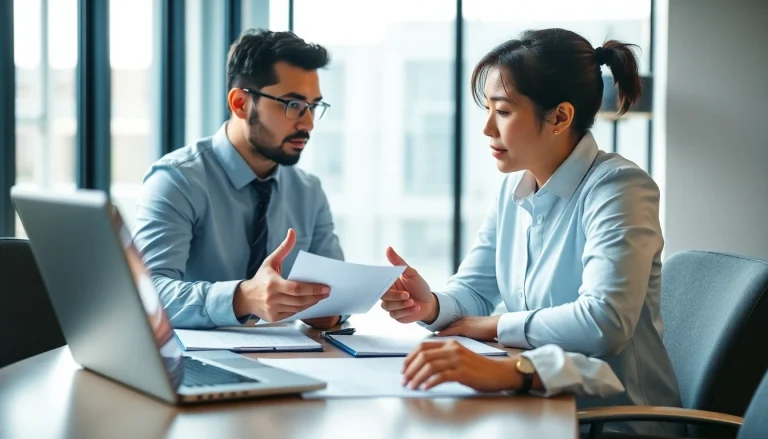 카드깡의 개념을 설명하는 전문가와의 대화 모습