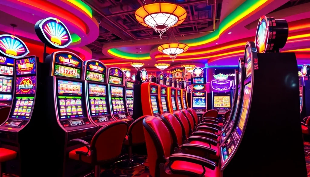 เล่นเกม 918kiss slot ที่มีสีสันสดใสในบรรยากาศคาสิโนที่น่าตื่นเต้น