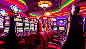 เล่นเกม 918kiss slot ที่มีสีสันสดใสในบรรยากาศคาสิโนที่น่าตื่นเต้น