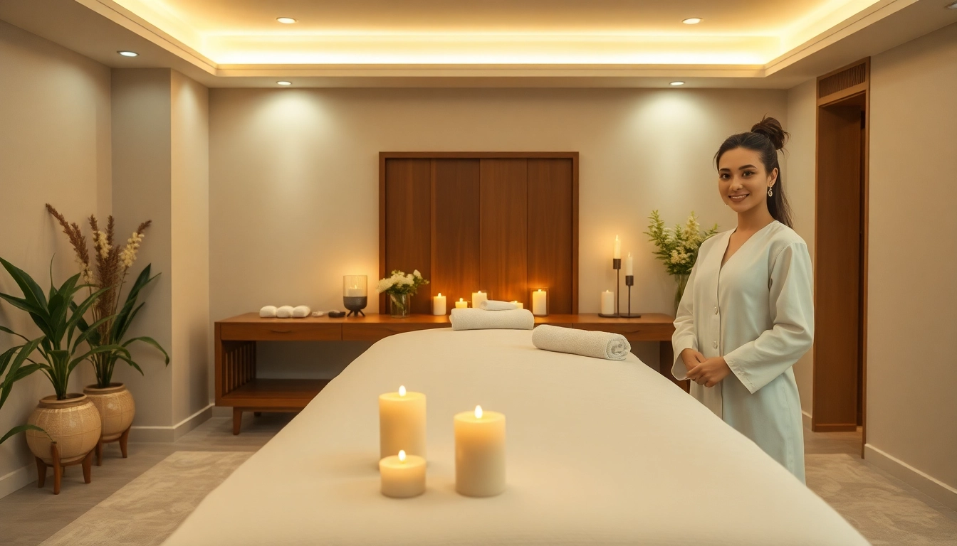 출장마사지 service in a cozy, elegant room with a skilled therapist.