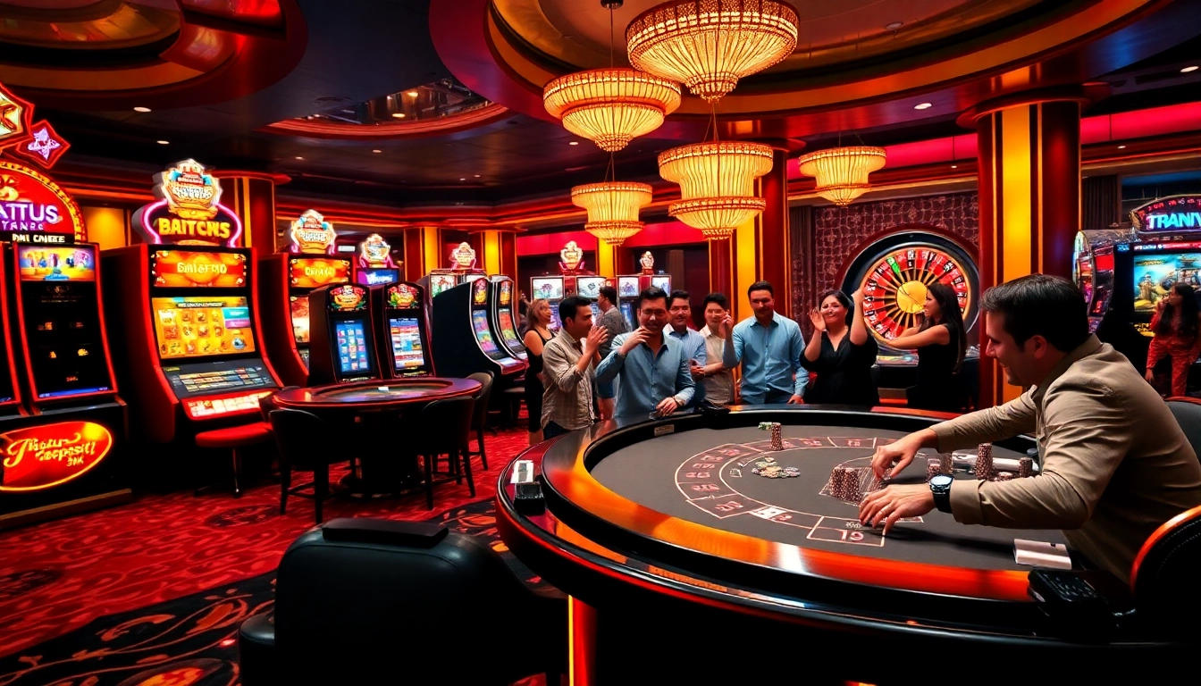 Rasakan sensasi situs deposit 5k saat para pemain menikmati permainan kasino langsung dan mesin slot yang berwarna-warni.