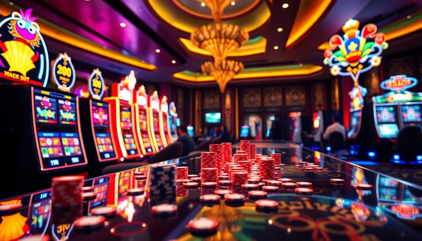 Experience excitement with idn slot games at a luxurious online casino interface.